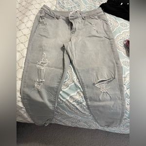 Grey skinny jeans by Lane Bryant. Worn a handful of times.